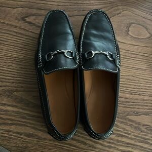 Excellent Condition PETER MILLAR Horse-Bit Black Driving Shoe Size: 11